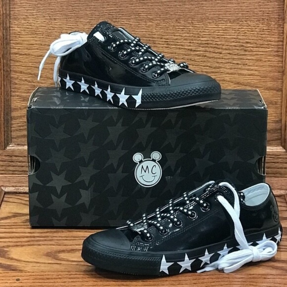 Converse Chuck Taylor All Star Miley Cyrus Black Star Sneakers 162250C Women 10